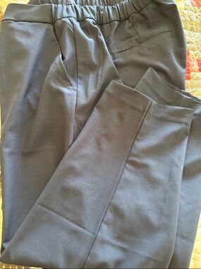 GAP Women's Straight-Leg Pants in Navy